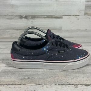 Vans Era‎ 59 Cosmic Black Red Galaxy Space Skate Shoes M8/W9.5 Lace Up